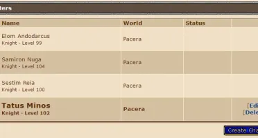 CONTA 4 KNIGHTS PACERA