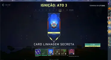 CONTA VALORANT COM 4 FACAS E 3 COLEÇÕES COMPLETAS