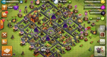 clash of clans cv10 barato