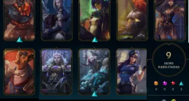 Conta LoL Diamante III 26K EA skins e skin shards