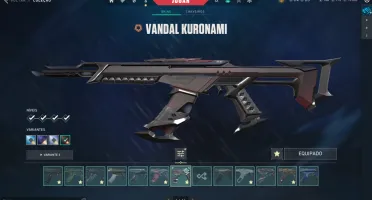 Valorant: Conta com 2k gastos. karambit, vandal kuronami & e