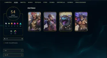 Esmeralda 2 com 100 Champs e 54 Skins +3 Prestigios