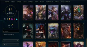 Esmeralda 2 com 100 Champs e 54 Skins +3 Prestigios