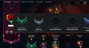 Esmeralda 2 com 100 Champs e 54 Skins +3 Prestigios