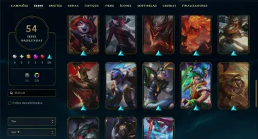 Esmeralda 2 com 100 Champs e 54 Skins +3 Prestigios
