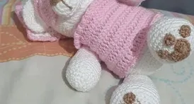 urso soneca amigurumi