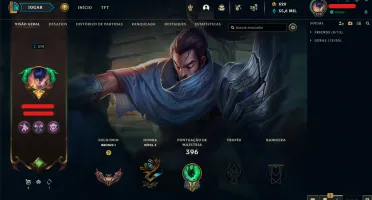 Conta Riot Games (League of Legends, Valorant e TFT)