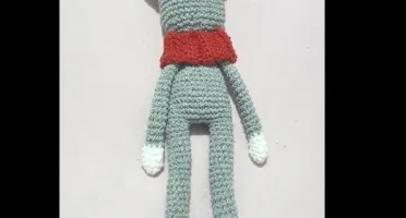 gatinho de amigurumi