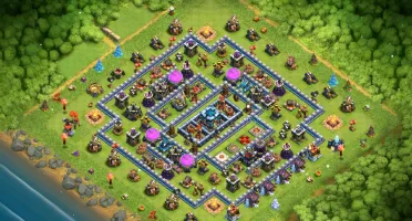 Clash of clans cv 13 top