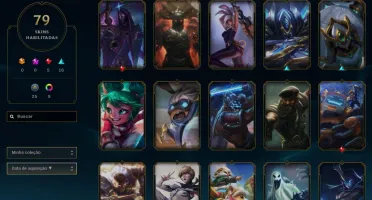 Conta Grão Mestre - EMOTE CHALLENGER