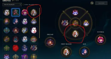 Conta Grão Mestre - EMOTE CHALLENGER