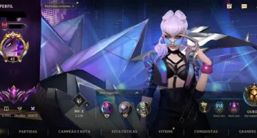 Conta wild rift e lol com 54 skins no wild rift e lol 4 KDA