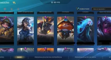 Conta wild rift e lol com 54 skins no wild rift e lol 4 KDA