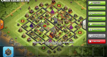 Clas of clans 3 vilas top cv 10 cv 11 e outra cv10