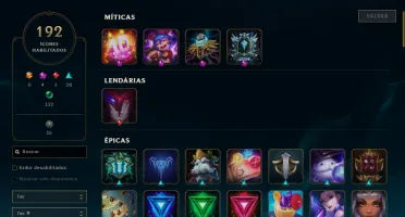 Conta League of Legends + Riven Camp 2012 + 417 skins .