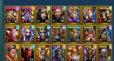 Conta Raid Mid/Late Game Tundra Kymar Lyss Lvl 89