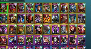 Conta Raid Mid/Late Game Tundra Kymar Lyss Lvl 89