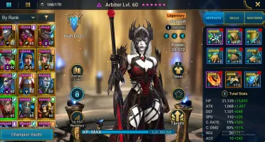 Conta Raid Mid/Late Game Tundra Kymar Lyss Lvl 89
