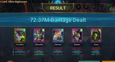 Conta Raid Mid/Late Game Tundra Kymar Lyss Lvl 89