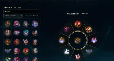Conta league of legends 225 SKINS LVL 222