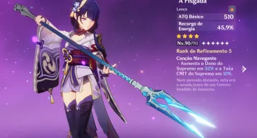 Conta Genshin AR-55 Xiao com Jade