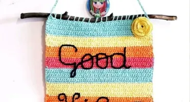 Banner / Enfeite de Parede em Crochê