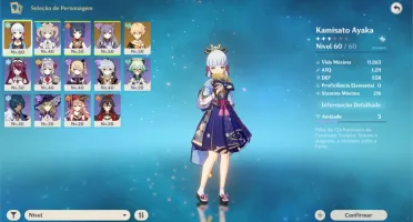 [AR35] AYAKA, KEQING 5* + ESPINHA CELESTIAL