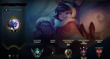 vendo acc league of legends boa para rushar platina 2 lvl 39
