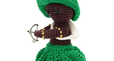 Orixá Oxóssi em Amigurumi