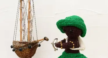 Orixá Oxóssi em Amigurumi