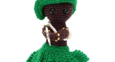 Orixá Oxóssi em Amigurumi