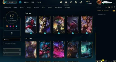 Conta Lol 5/1 na md10 ultima season diamante 4