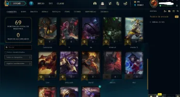 Conta Lol 5/1 na md10 ultima season diamante 4