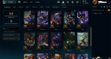 Conta Lol 5/1 na md10 ultima season diamante 4