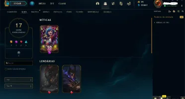 Conta Lol 5/1 na md10 ultima season diamante 4