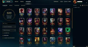CONTA LOL - 55 CAMPEÕES - 27 SKINS