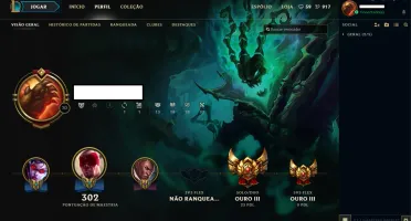 CONTA LOL - 55 CAMPEÕES - 27 SKINS