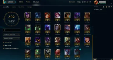 CONTA LOL - 55 CAMPEÕES - 27 SKINS