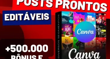 + DE 12 MIL POSTS PRONTOS (canva)(100% editável), envio auto