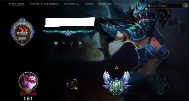 Conta lol diamante 5