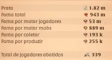 Conta Mid Game Albion Online 900M+ Fama
