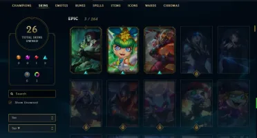 Conta LoL - Gold 3 - 73 champs