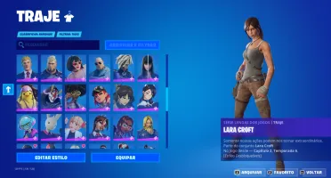 ⭐️FORTNITE⭐️1050 Vbuck⭐️94Skins⭐️Passe atual⭐️Midas⭐️LARA.C⭐
