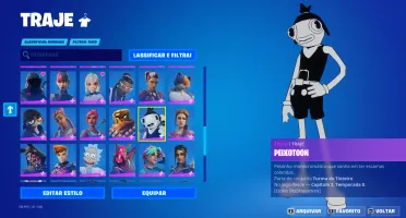 ⭐️FORTNITE⭐️1050 Vbuck⭐️94Skins⭐️Passe atual⭐️Midas⭐️LARA.C⭐