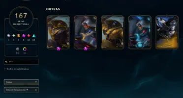 Todas As Skins Mais Raras Do Lol! Black Alistar Kayle Pratea