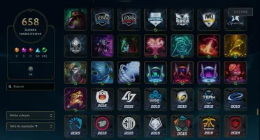 Todas As Skins Mais Raras Do Lol! Black Alistar Kayle Pratea