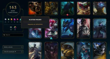 Todas As Skins Mais Raras Do Lol! Black Alistar Kayle Pratea