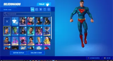 Conta Fortnite top skins, Salve o Mundo e cód. Quadrinhos