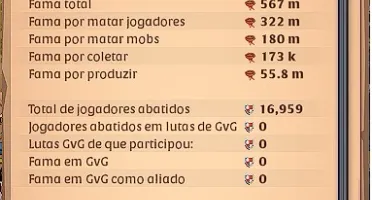Conta albion 567m de fama para todos conteúdos com e-mail