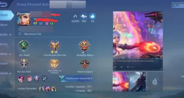Vendo conta mobile legends